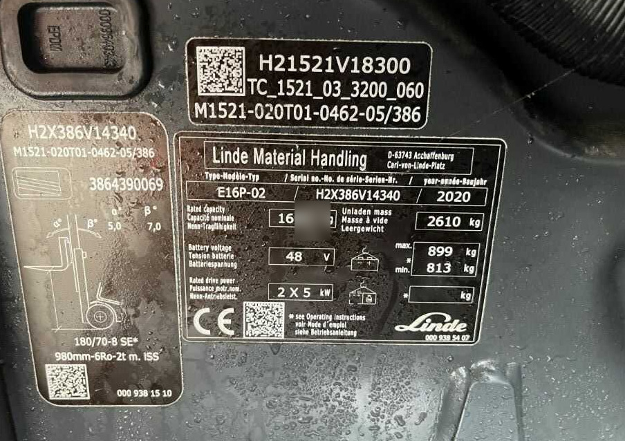 Linde E16P-02 - Pirun elektrik: foto 4 Linde E16P-02 - Pirun elektrik: foto 4
