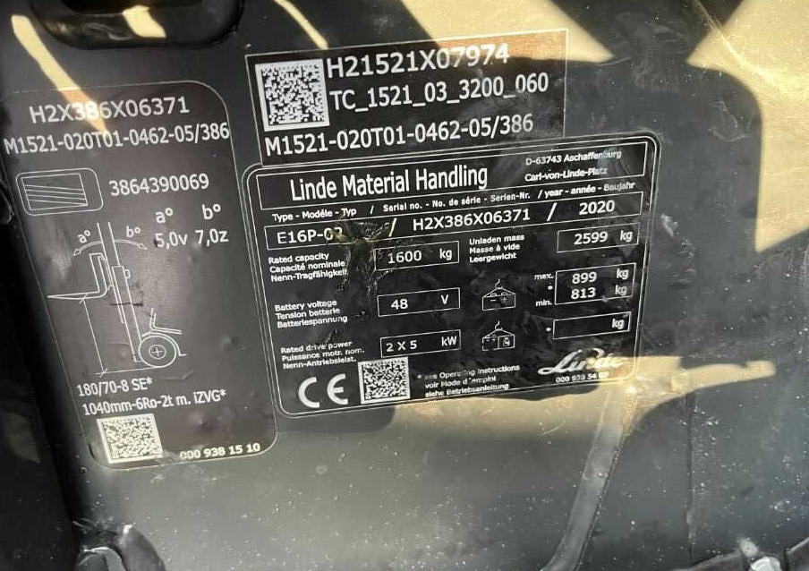 Linde E16P-02 - Pirun elektrik: foto 4 Linde E16P-02 - Pirun elektrik: foto 4