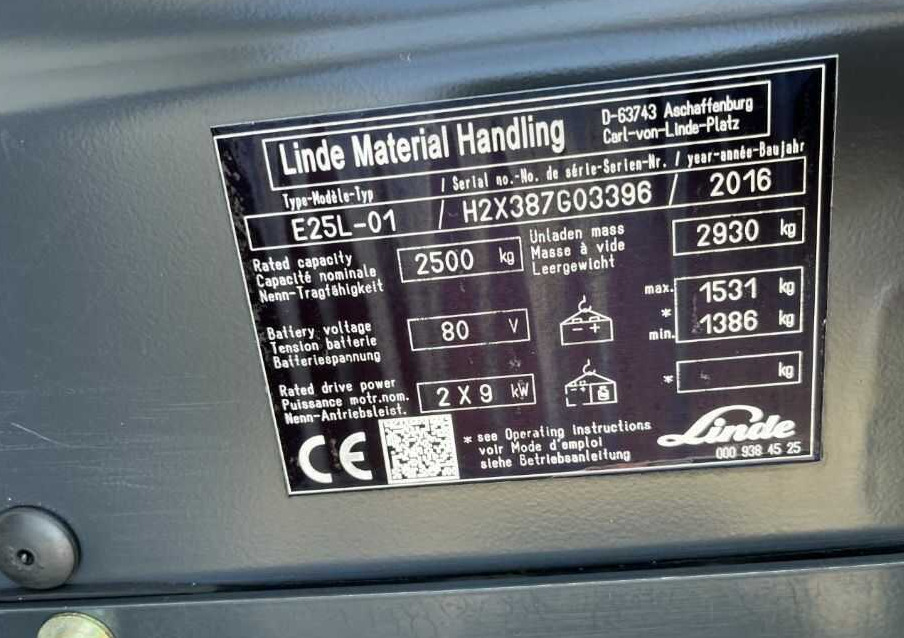 Linde E25 - Pirun elektrik: foto 4 Linde E25 - Pirun elektrik: foto 4