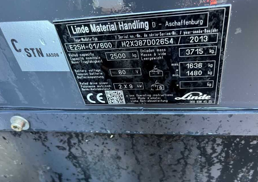 Linde E25H-01/600 - Pirun elektrik: foto 4 Linde E25H-01/600 - Pirun elektrik: foto 4
