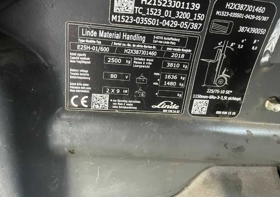 Linde E25H-01/600 - Pirun elektrik: foto 4 Linde E25H-01/600 - Pirun elektrik: foto 4