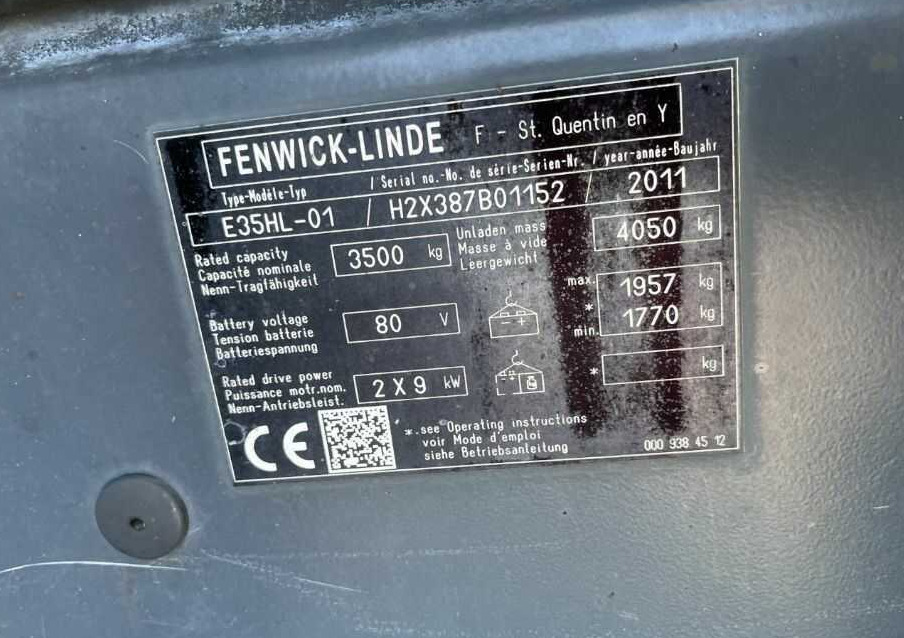 Linde E35HL-01 - Pirun elektrik: foto 4 Linde E35HL-01 - Pirun elektrik: foto 4