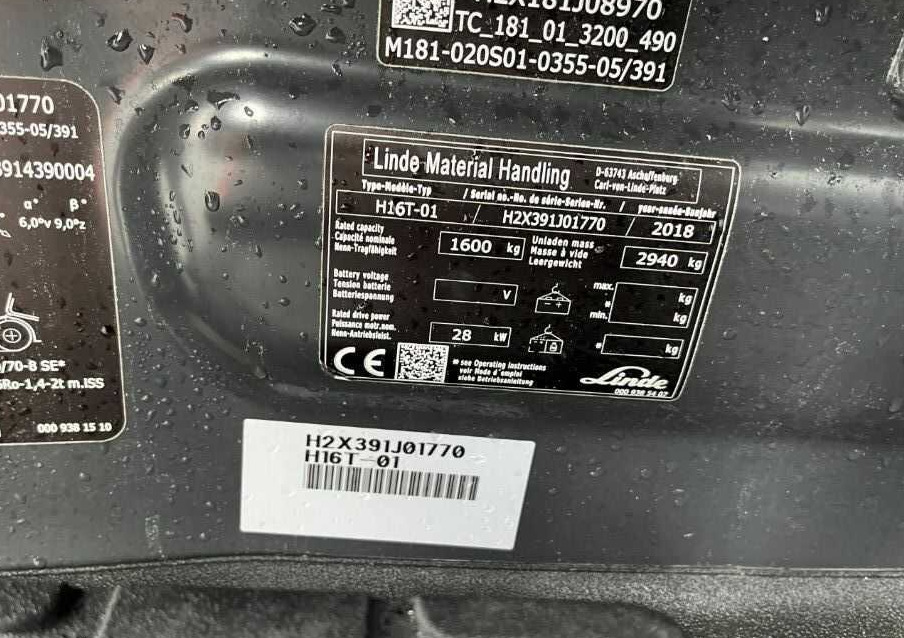 Linde H16T-01 - Pirun më gaz: foto 4 Linde H16T-01 - Pirun më gaz: foto 4