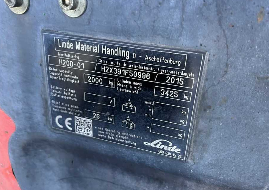 Linde H20D-01 - Pirun më naftë: foto 4 Linde H20D-01 - Pirun më naftë: foto 4