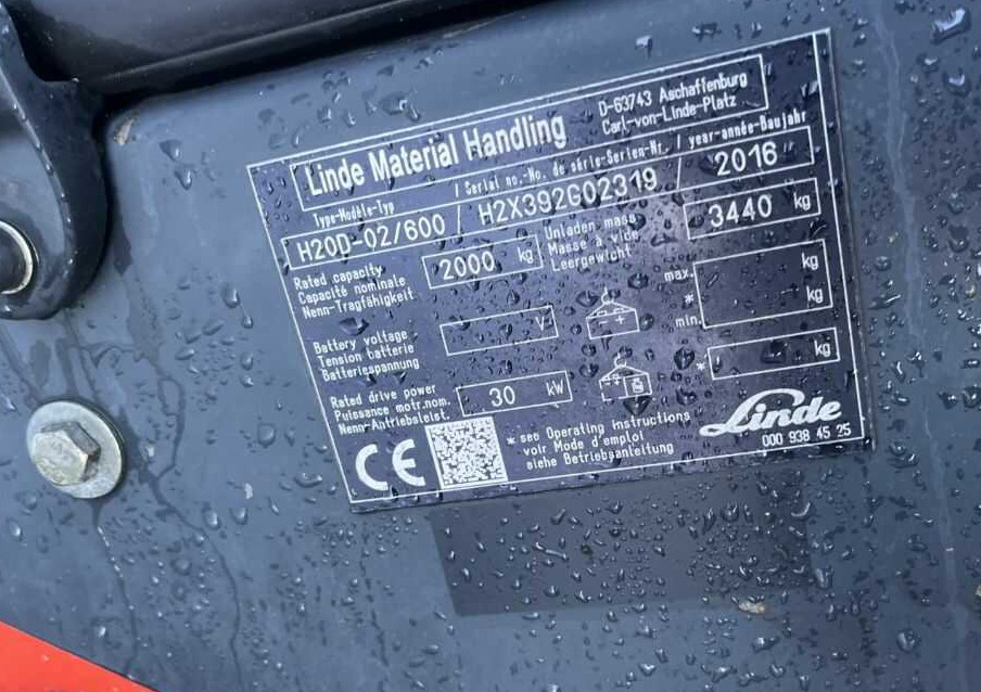 Linde H20D-02/600 - Pirun më naftë: foto 4 Linde H20D-02/600 - Pirun më naftë: foto 4