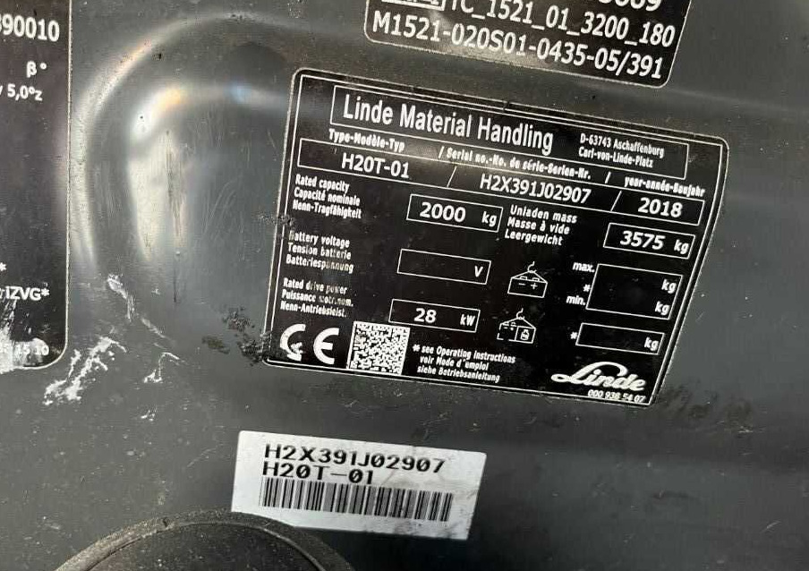 Linde H20T-01 - Pirun më gaz: foto 4 Linde H20T-01 - Pirun më gaz: foto 4