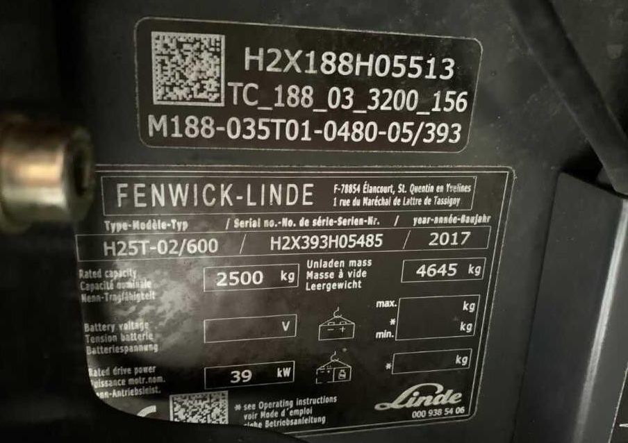 Linde H25T-02/600 - Pirun më gaz: foto 3 Linde H25T-02/600 - Pirun më gaz: foto 3