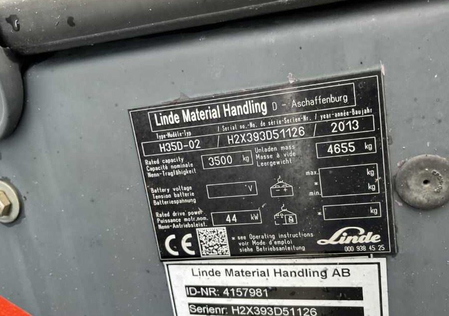 Linde H35D-01 - Pirun më naftë: foto 4 Linde H35D-01 - Pirun më naftë: foto 4