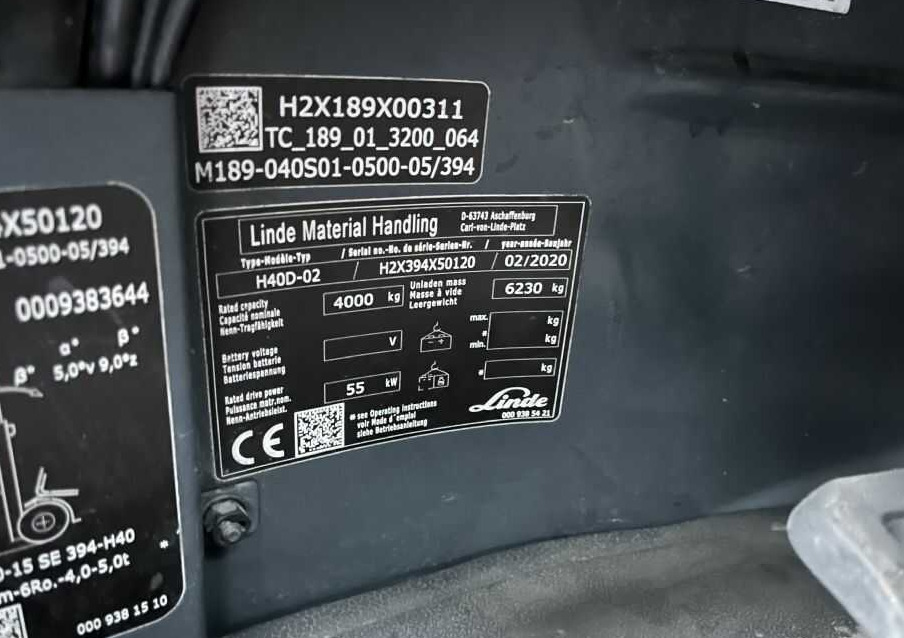Linde H40D-02 - Pirun më naftë: foto 5 Linde H40D-02 - Pirun më naftë: foto 5