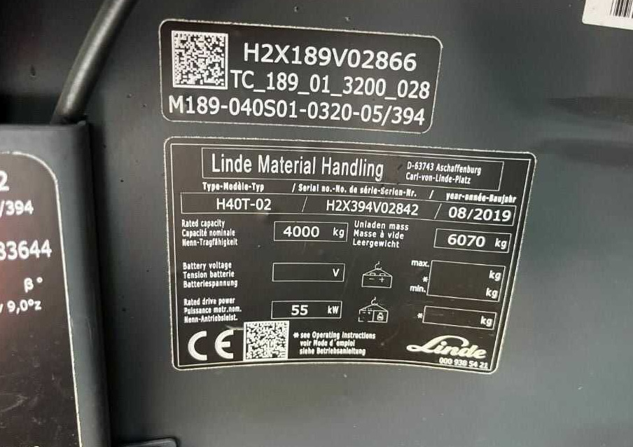 Linde H40T-02 - Pirun më gaz: foto 4 Linde H40T-02 - Pirun më gaz: foto 4