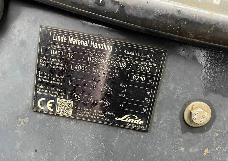 Linde H40T-02 - Pirun më gaz: foto 4 Linde H40T-02 - Pirun më gaz: foto 4