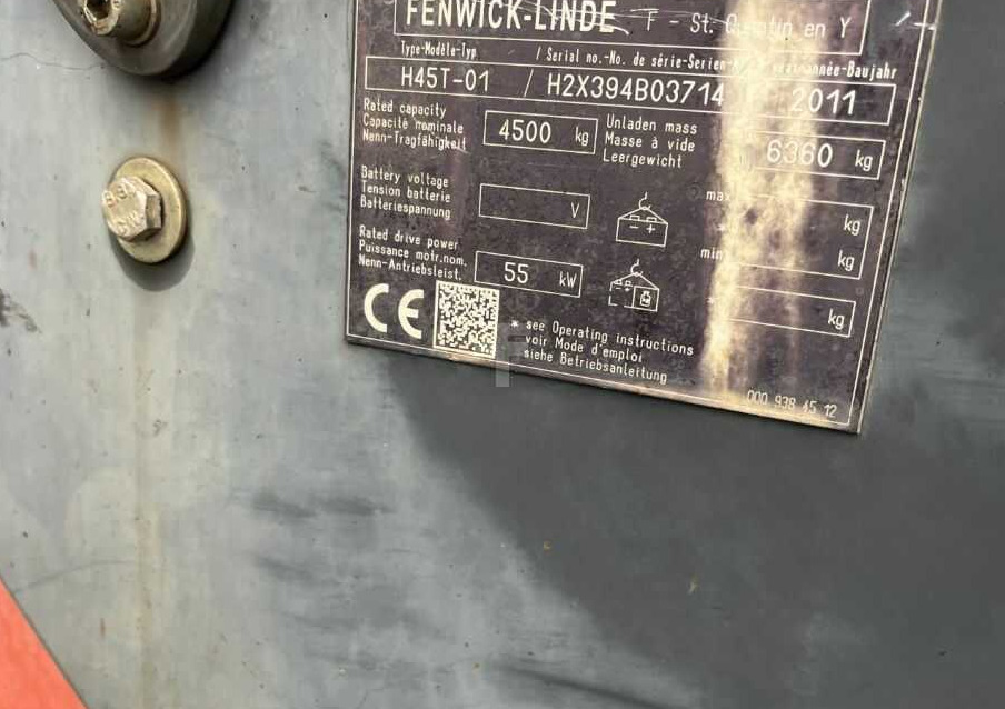 Linde H45T-01 - Pirun më gaz: foto 4 Linde H45T-01 - Pirun më gaz: foto 4