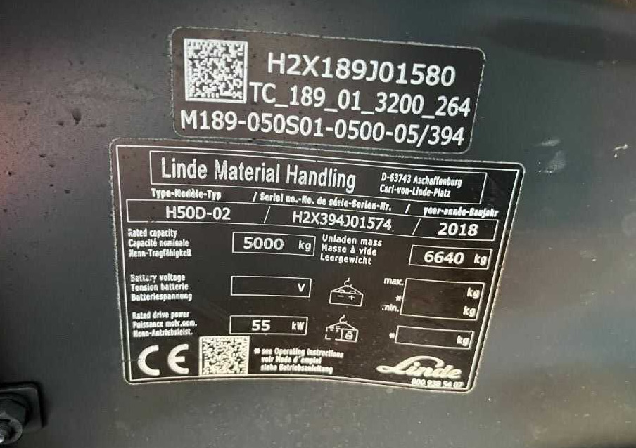 Linde H50D-02 - Pirun më naftë: foto 4 Linde H50D-02 - Pirun më naftë: foto 4