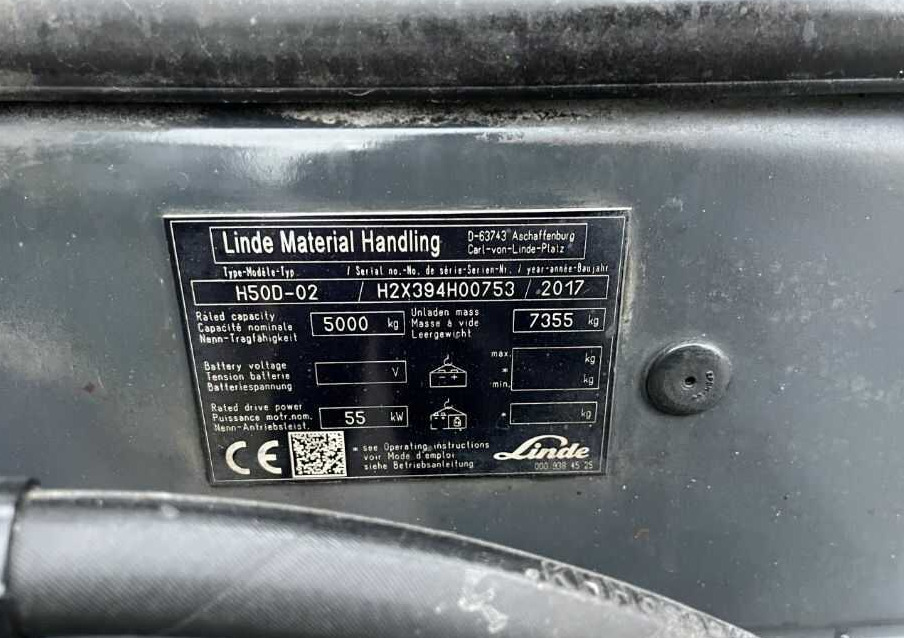 Linde H50D-02 - Pirun më naftë: foto 4 Linde H50D-02 - Pirun më naftë: foto 4