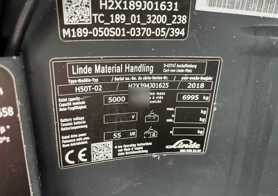 Linde H50T-02 - Pirun më gaz: foto 4 Linde H50T-02 - Pirun më gaz: foto 4