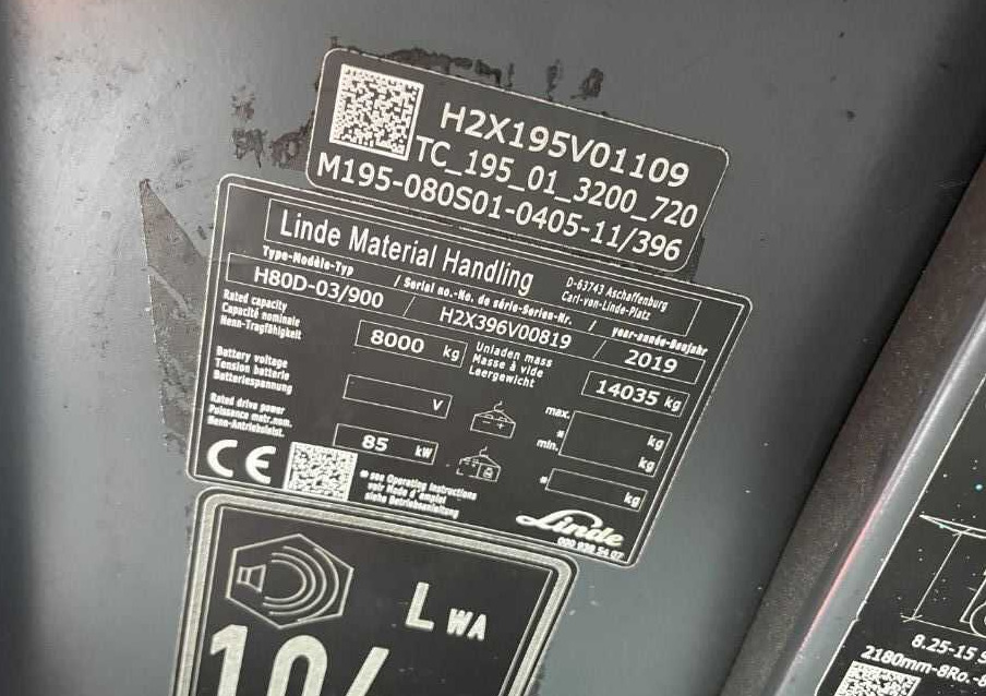 Linde H80D-03/900 - Pirun më naftë: foto 4 Linde H80D-03/900 - Pirun më naftë: foto 4