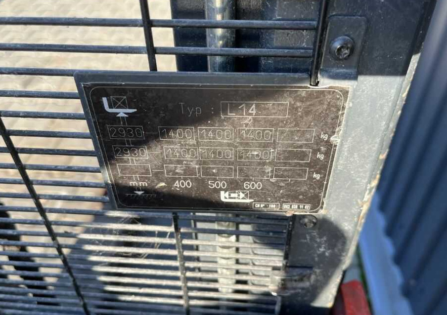 Linde L14 - Stivosës: foto 5 Linde L14 - Stivosës: foto 5