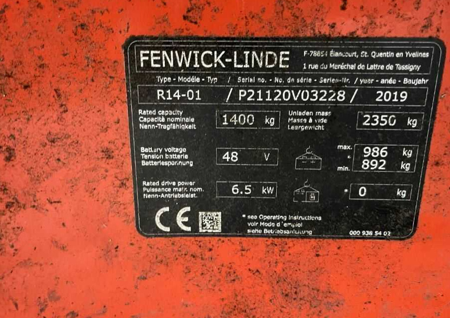 Linde R14-01 - Pirun ritërheqës: foto 4 Linde R14-01 - Pirun ritërheqës: foto 4