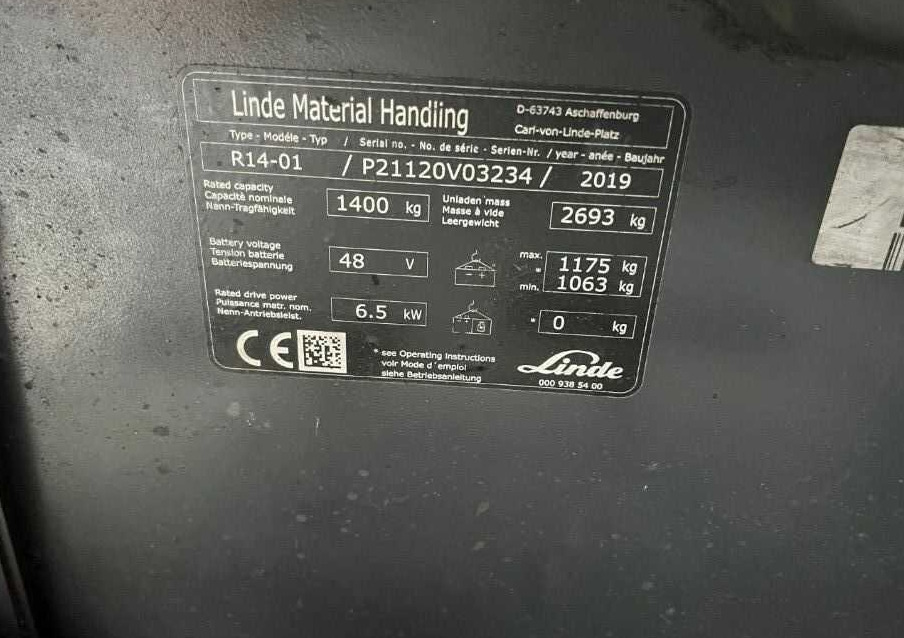 Linde R14 - Pirun ritërheqës: foto 4 Linde R14 - Pirun ritërheqës: foto 4