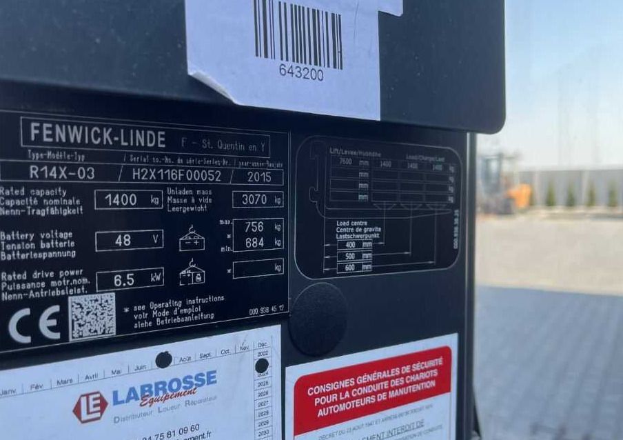 Linde R14X - Pirun ritërheqës: foto 4 Linde R14X - Pirun ritërheqës: foto 4