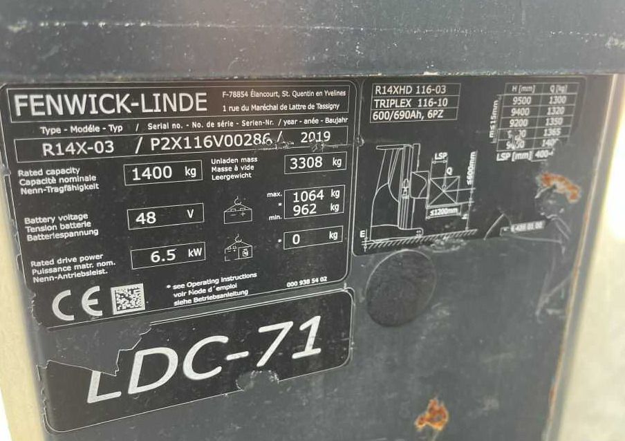 Linde R14X - Pirun ritërheqës: foto 4 Linde R14X - Pirun ritërheqës: foto 4