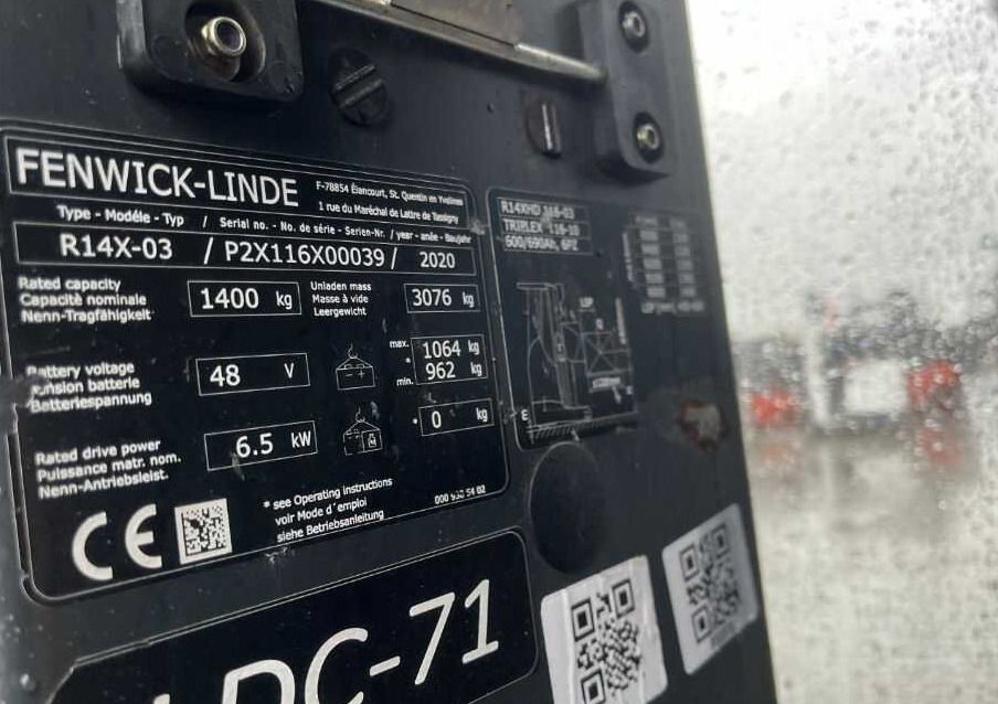 Linde R14X - Pirun ritërheqës: foto 4 Linde R14X - Pirun ritërheqës: foto 4