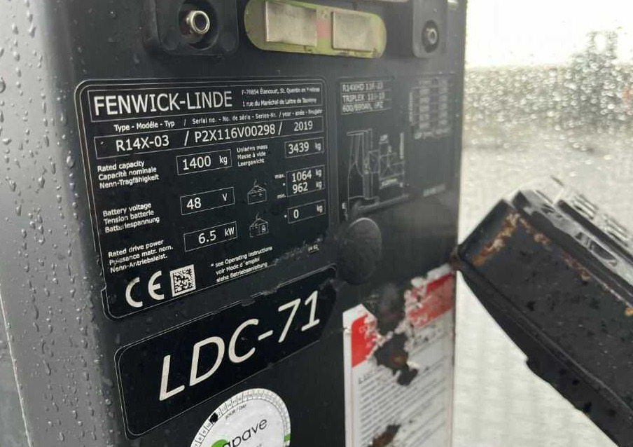Linde R14X - Pirun ritërheqës: foto 4 Linde R14X - Pirun ritërheqës: foto 4
