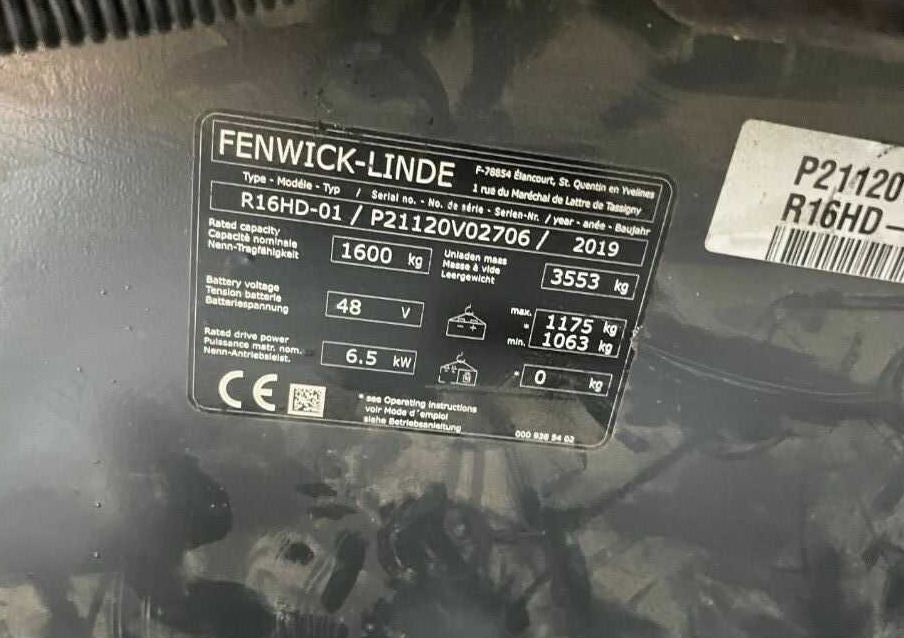 Linde R16HD-01 - Pirun ritërheqës: foto 4 Linde R16HD-01 - Pirun ritërheqës: foto 4
