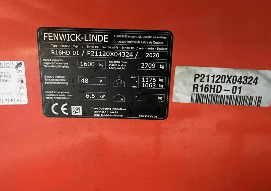 Linde R16HD-01 - Pirun ritërheqës: foto 4 Linde R16HD-01 - Pirun ritërheqës: foto 4