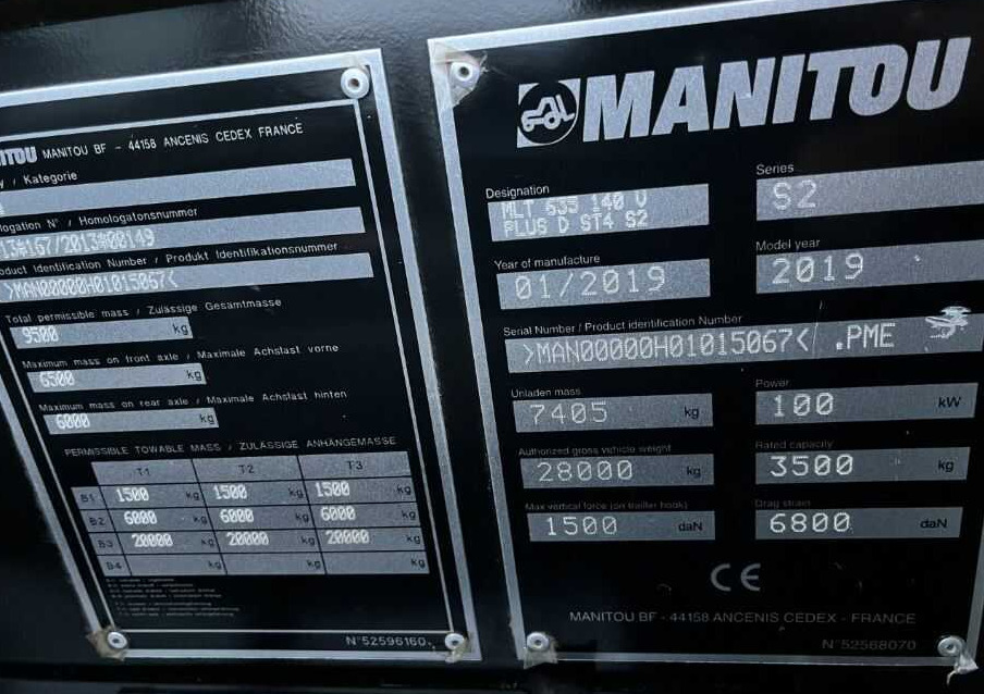 Manitou MLT635 140V - Ekskavator teleskopik: foto 4 Manitou MLT635 140V - Ekskavator teleskopik: foto 4