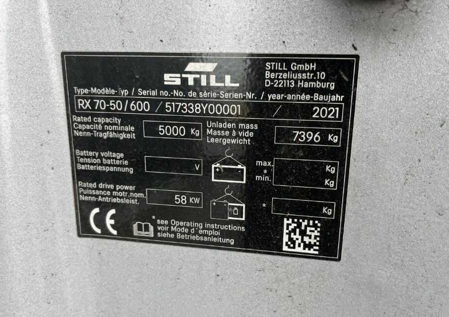 Still RX70-50T/600 - Pirun më gaz: foto 4 Still RX70-50T/600 - Pirun më gaz: foto 4