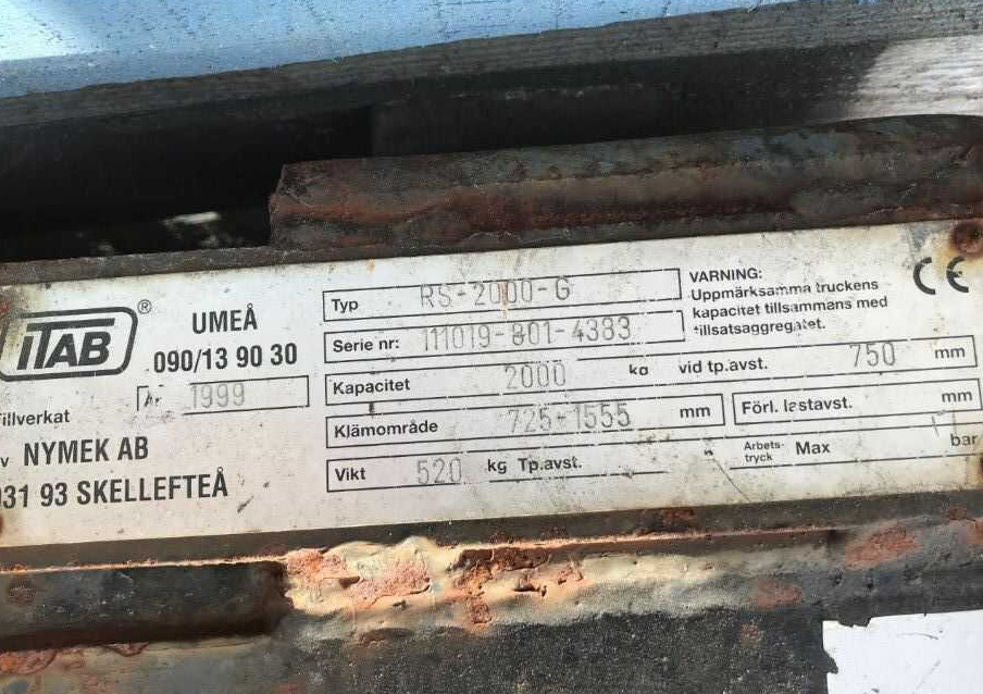 TAB RS-200-G - Fashetë për Pirun ngritës: foto 1 TAB RS-200-G - Fashetë për Pirun ngritës: foto 1