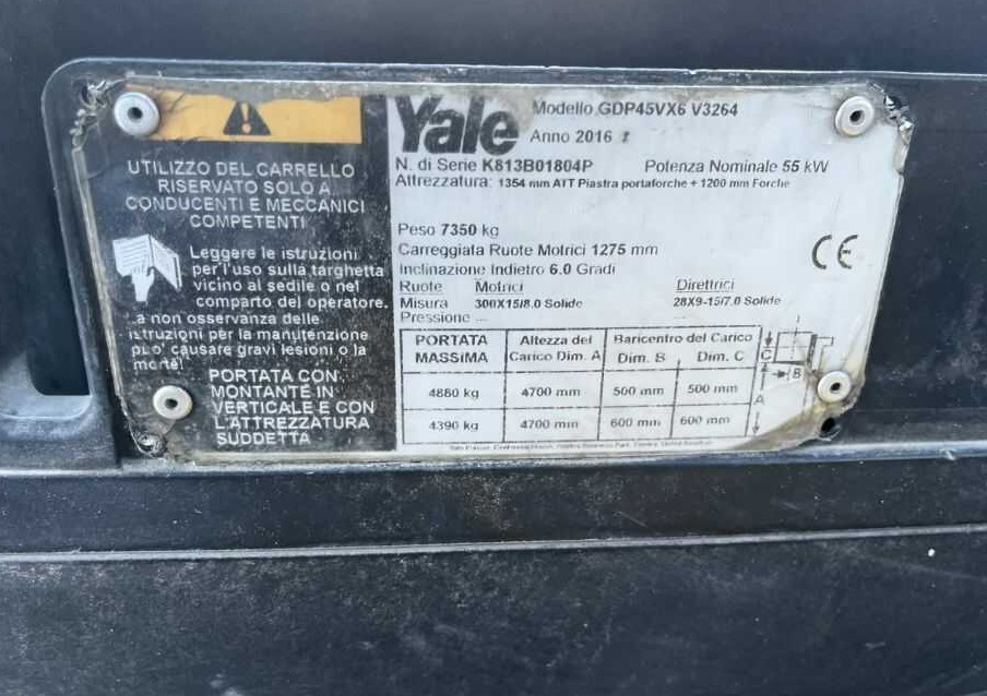 Yale GDP45 - Pirun më naftë: foto 4 Yale GDP45 - Pirun më naftë: foto 4