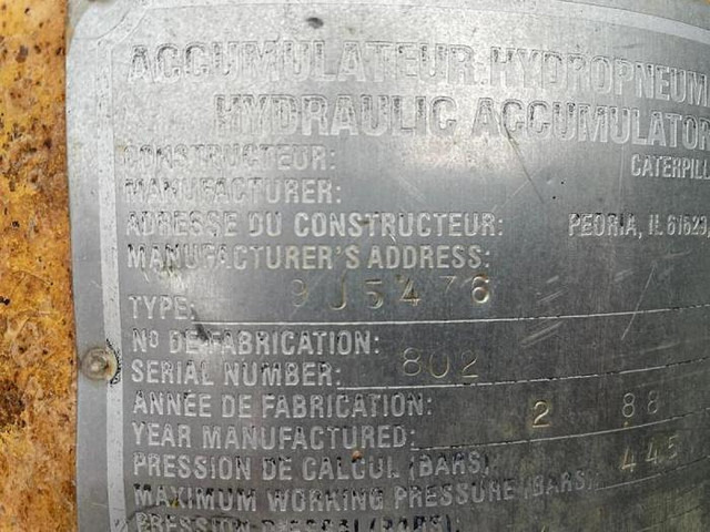 Caterpillar HG/08 VERRIN BENNE 769C 769D 771C 771D - - Pezullimi: foto 5 Caterpillar HG/08 VERRIN BENNE 769C 769D 771C 771D - - Pezullimi: foto 5