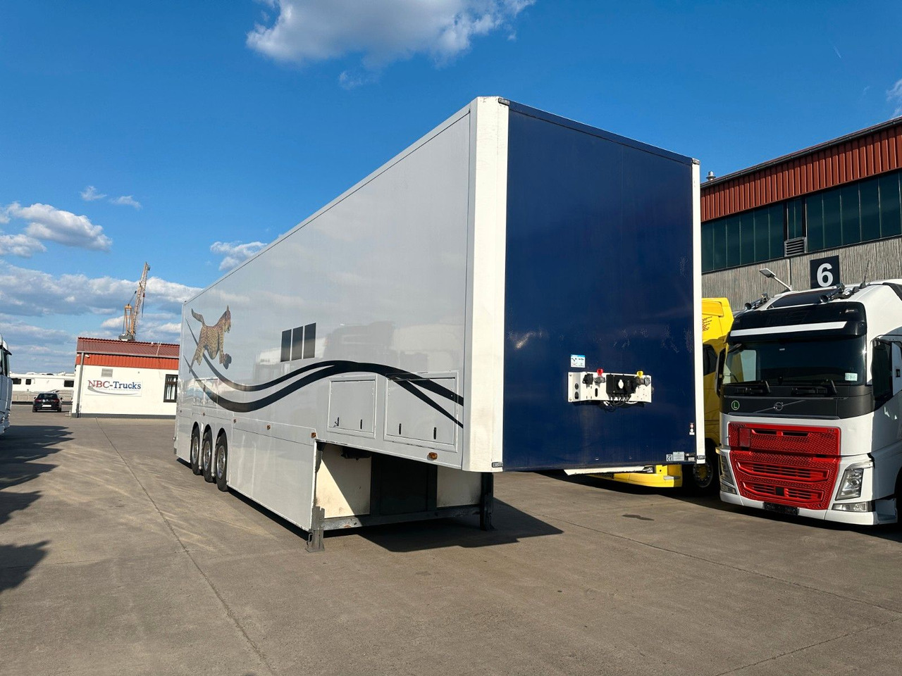 VAN ECK * DOUBLE-DECK * RENNSPORT * RACING * - Gjysmë rimorkio me vagonetë të mbyllur: foto 3 VAN ECK * DOUBLE-DECK * RENNSPORT * RACING * - Gjysmë rimorkio me vagonetë të mbyllur: foto 3