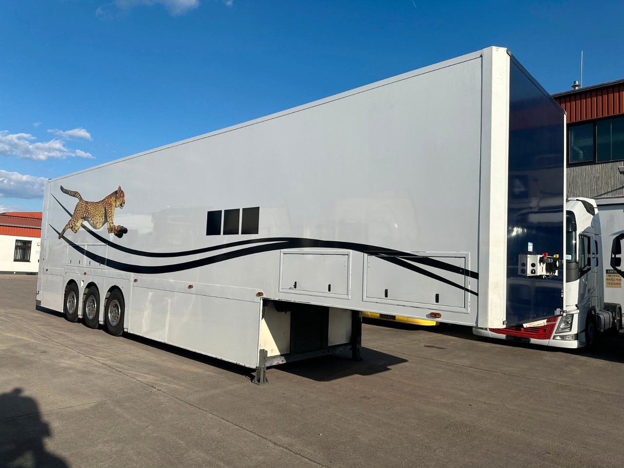 VAN ECK * DOUBLE-DECK * RENNSPORT * RACING * - Gjysmë rimorkio me vagonetë të mbyllur: foto 1 VAN ECK * DOUBLE-DECK * RENNSPORT * RACING * - Gjysmë rimorkio me vagonetë të mbyllur: foto 1