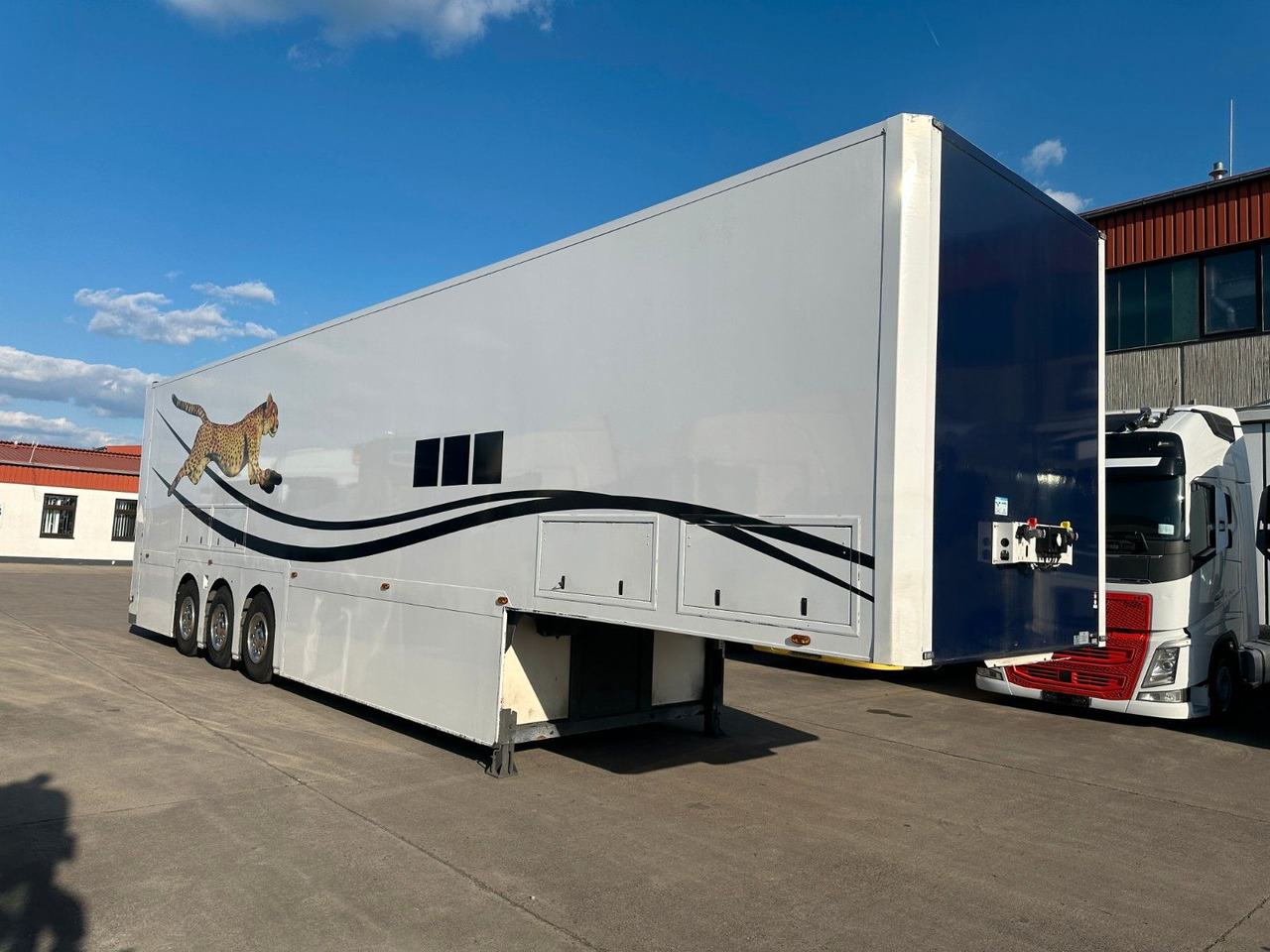 VAN ECK * DOUBLE-DECK * RENNSPORT * RACING * - Gjysmë rimorkio me vagonetë të mbyllur: foto 2 VAN ECK * DOUBLE-DECK * RENNSPORT * RACING * - Gjysmë rimorkio me vagonetë të mbyllur: foto 2