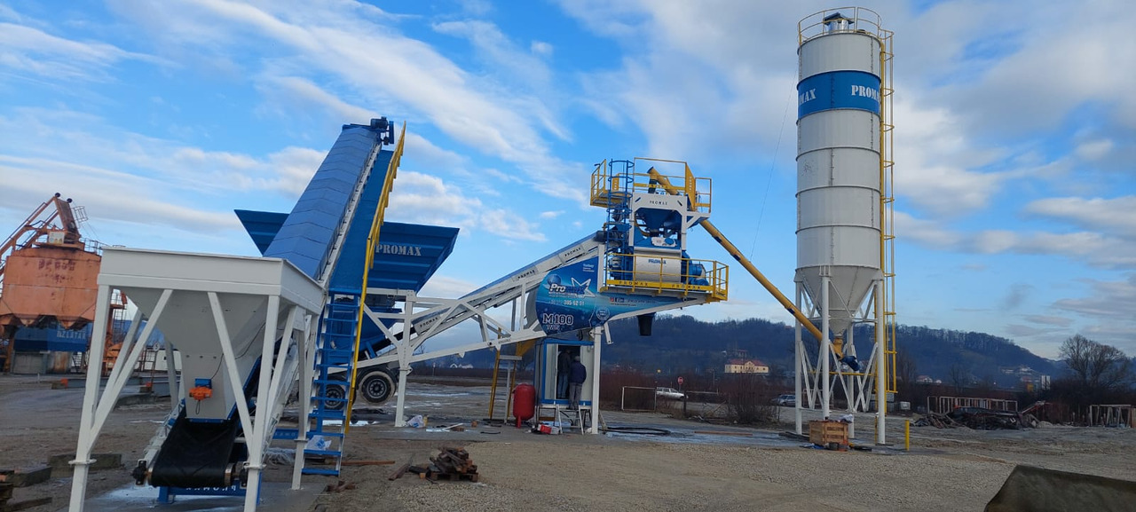 PROMAX MOBILE CONCRETE BATCHING PLANT M100-TWN (100m3/h) - Impiant betoni: foto 2 PROMAX MOBILE CONCRETE BATCHING PLANT M100-TWN (100m3/h) - Impiant betoni: foto 2