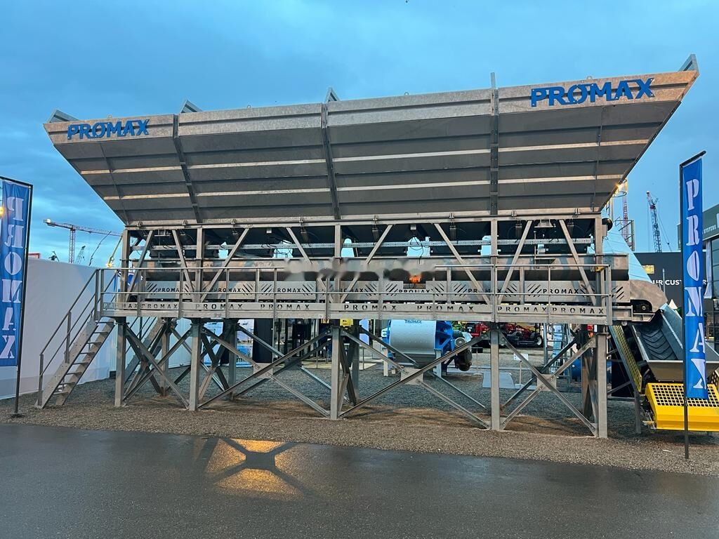 Promax GALVANIZED Compact Concrete Batching Plant C120-TWN-LINE (120m3/ - Silos për çimento: foto 3 Promax GALVANIZED Compact Concrete Batching Plant C120-TWN-LINE (120m3/ - Silos për çimento: foto 3
