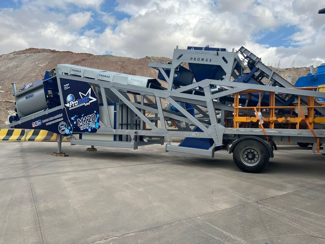 Promax Mobile Concrete Batching Plant PROMAX M120-TWN DT (120m³/h) - Impiant betoni: foto 4 Promax Mobile Concrete Batching Plant PROMAX M120-TWN DT (120m³/h) - Impiant betoni: foto 4
