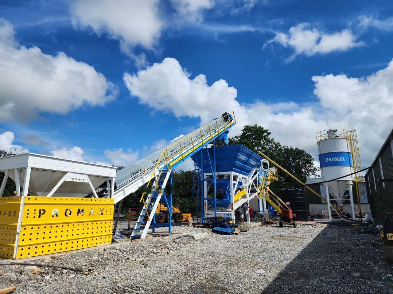 Promax Mobile Concrete Batching Plant PROMAX M60-PLNT (60m³/h) - Silos për çimento: foto 5 Promax Mobile Concrete Batching Plant PROMAX M60-PLNT (60m³/h) - Silos për çimento: foto 5