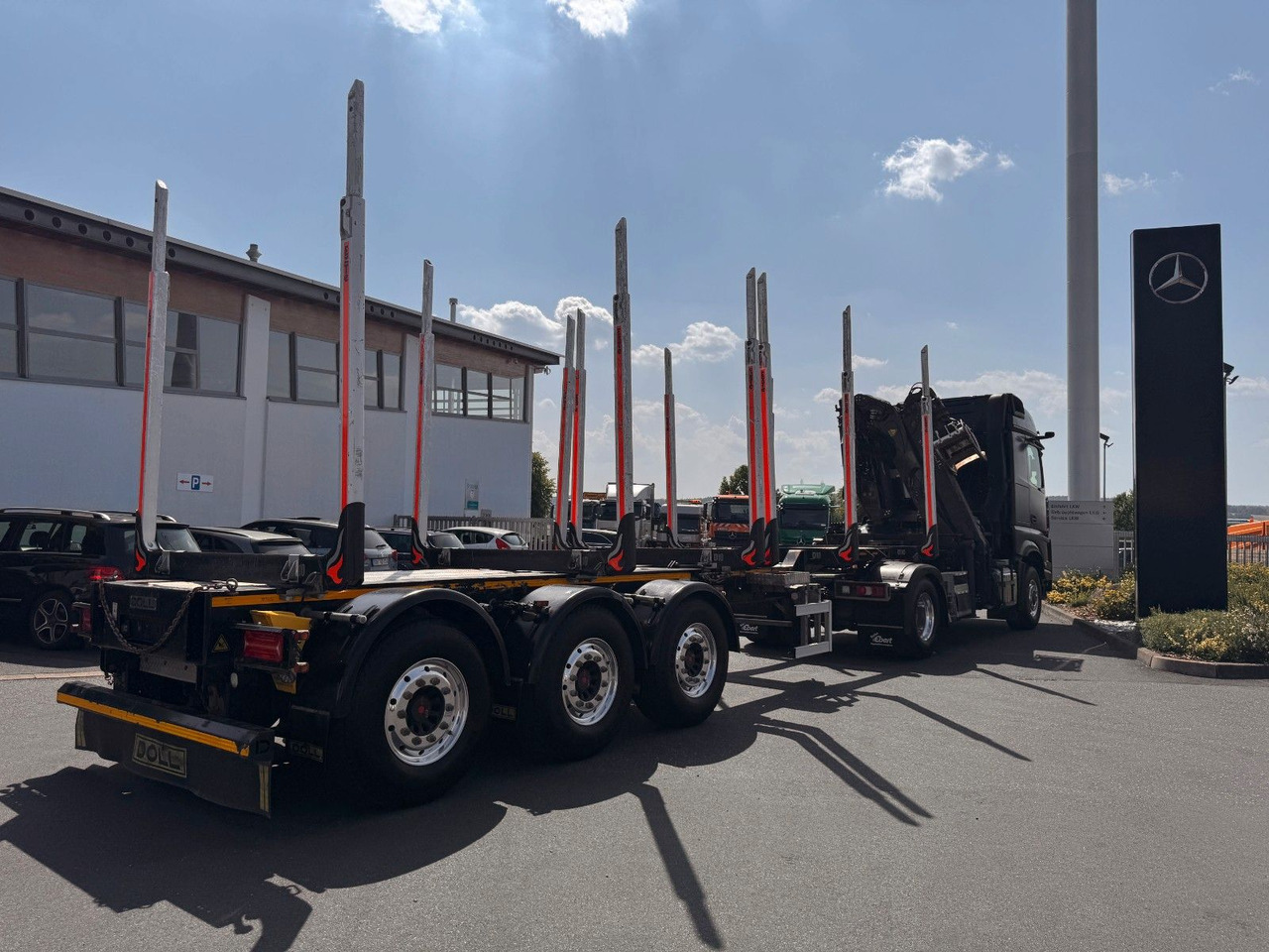 Doll H3L-14X Langholz Lift+Lenkachse - Gjysem rimorkio për transport druri: foto 4 Doll H3L-14X Langholz Lift+Lenkachse - Gjysem rimorkio për transport druri: foto 4