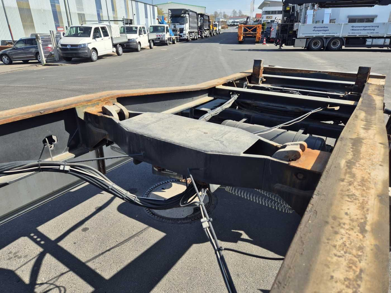 Rimorkio roll-off/ Skip loader Fliegl ZPS180 Abroll-Container Tropper Pellet-Silo 22m³ Fliegl ZPS180 Abroll-Container Tropper Pellet-Silo 22m³: foto 9