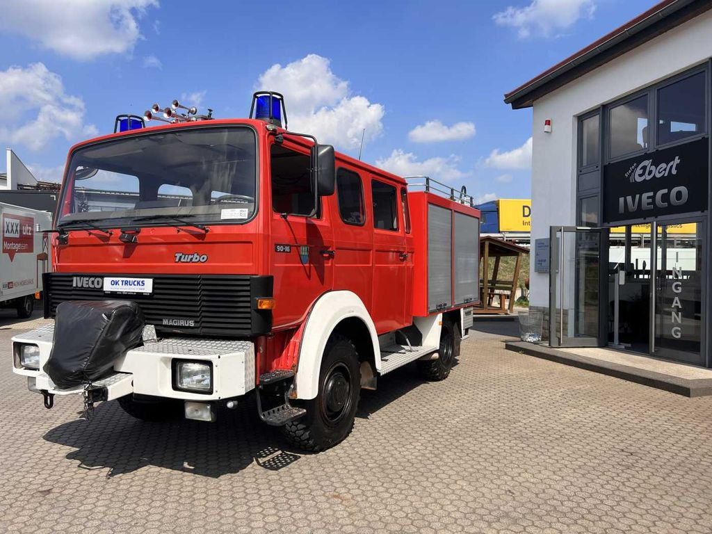 Iveco 90-16 AW 4x4 LF8 Feuerwehr Standheizung 9 Sitze - Zjarrfikëse: foto 1 Iveco 90-16 AW 4x4 LF8 Feuerwehr Standheizung 9 Sitze - Zjarrfikëse: foto 1