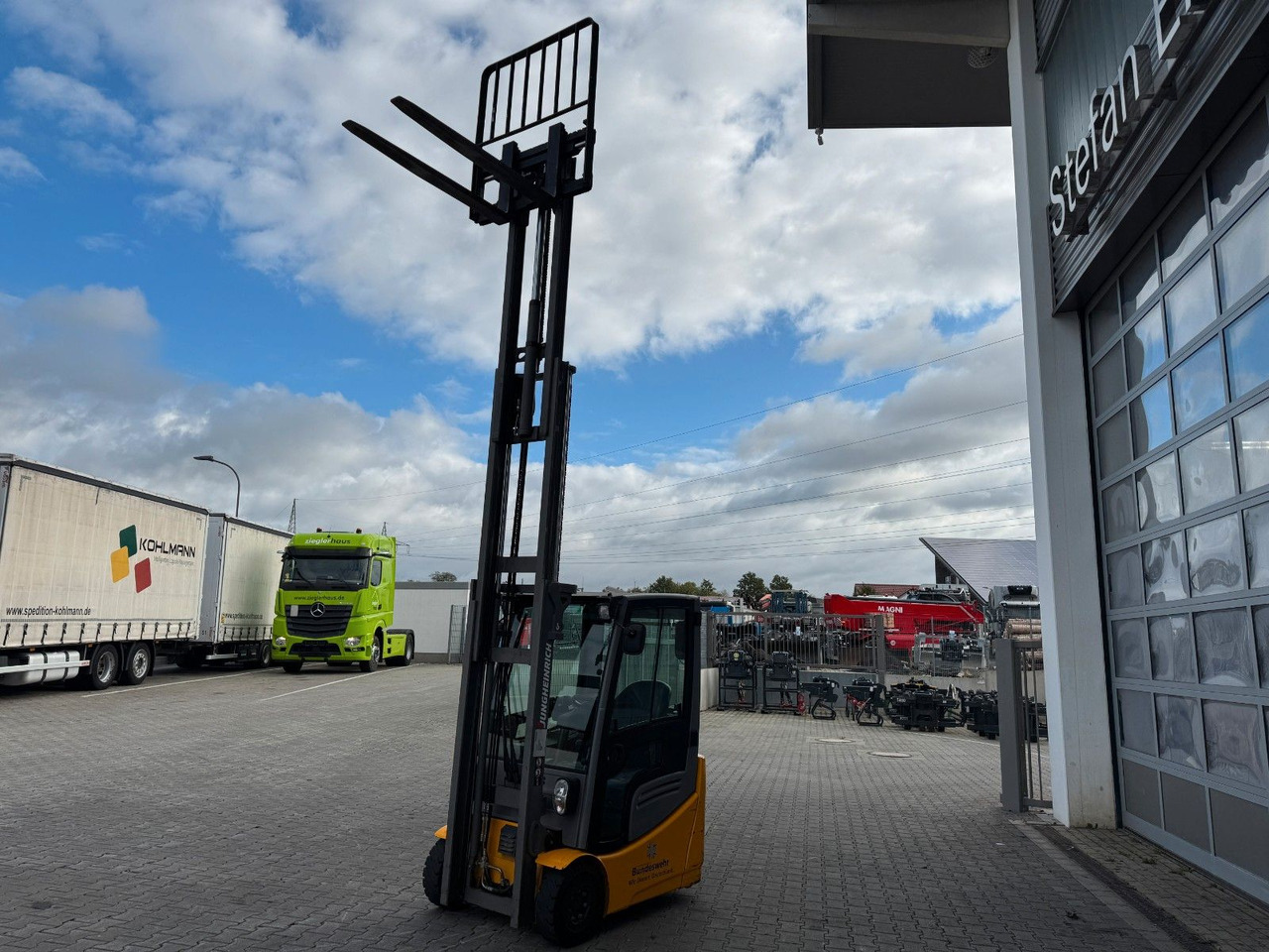 Pirun elektrik Jungheinrich EFG 215 / Triplex: 4.25m! / SS / nur 716h!: foto 11
