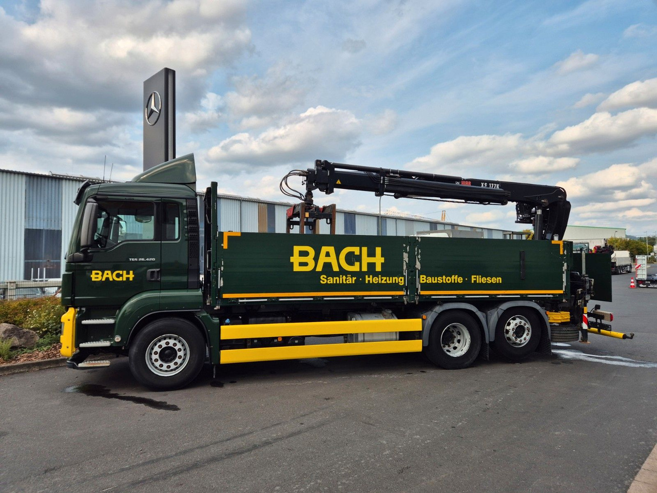 MAN TGS 26.420 6x2-4 LL Hiab 177K PRO 2 Stück - Kamion me karroceri të hapur, Kamion me vinç: foto 5 MAN TGS 26.420 6x2-4 LL Hiab 177K PRO 2 Stück - Kamion me karroceri të hapur, Kamion me vinç: foto 5