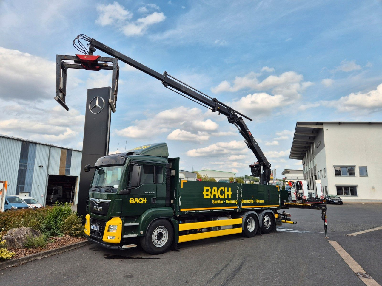 MAN TGS 26.420 6x2-4 LL Hiab 177K PRO 2 Stück - Kamion me karroceri të hapur, Kamion me vinç: foto 1 MAN TGS 26.420 6x2-4 LL Hiab 177K PRO 2 Stück - Kamion me karroceri të hapur, Kamion me vinç: foto 1