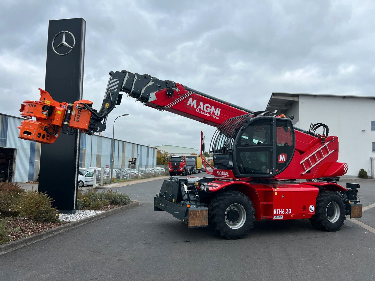Magni RTH 6.30 SH / Fällkran / Westtech CS750 - Ekskavator teleskopik: foto 1 Magni RTH 6.30 SH / Fällkran / Westtech CS750 - Ekskavator teleskopik: foto 1