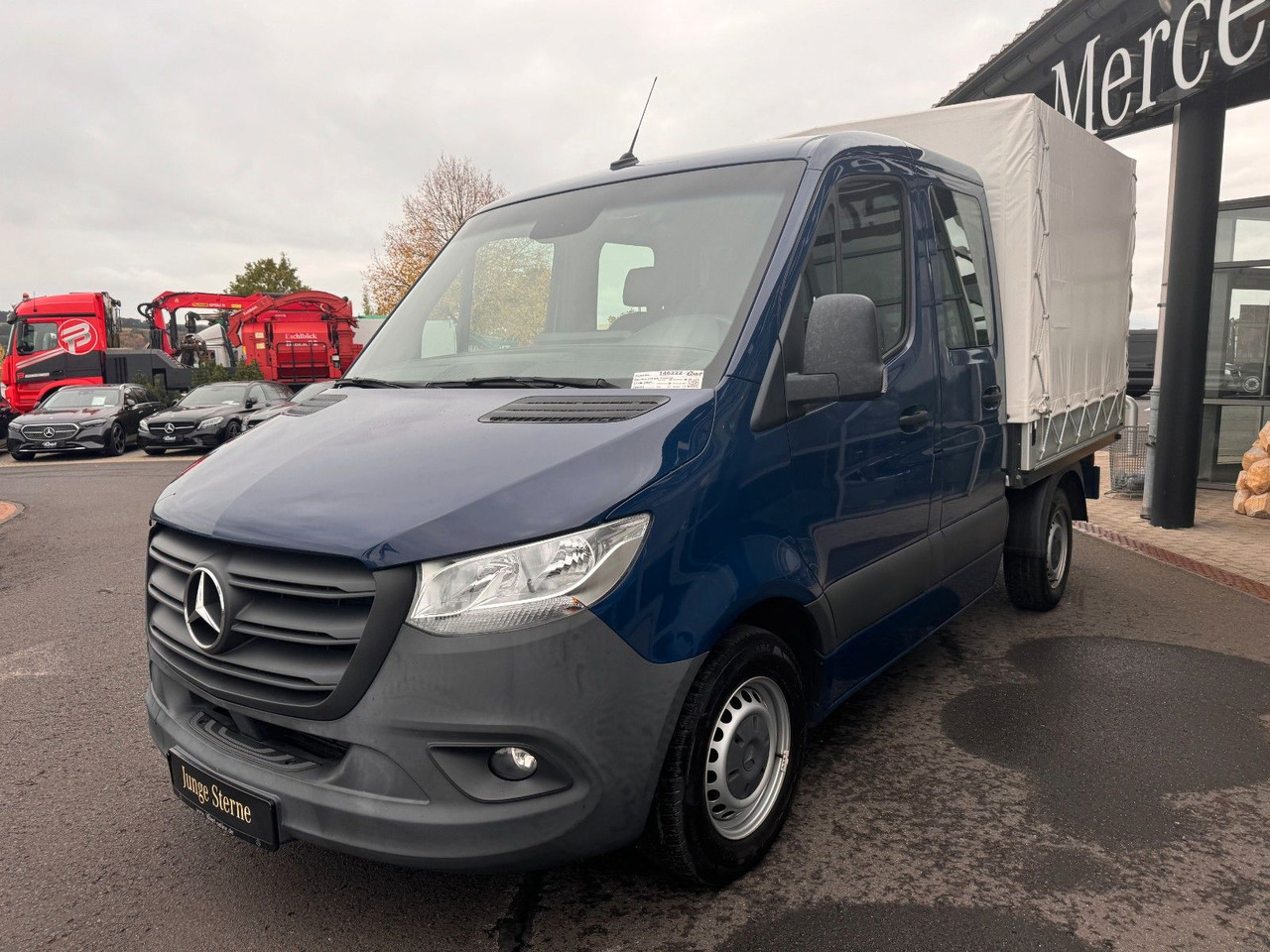Mercedes-Benz Sprinter 215 CDI DoKa 9G Klima AHK SHZ - Kamioncine me tendë, Kamioncine dopio kabinë: foto 3 Mercedes-Benz Sprinter 215 CDI DoKa 9G Klima AHK SHZ - Kamioncine me tendë, Kamioncine dopio kabinë: foto 3