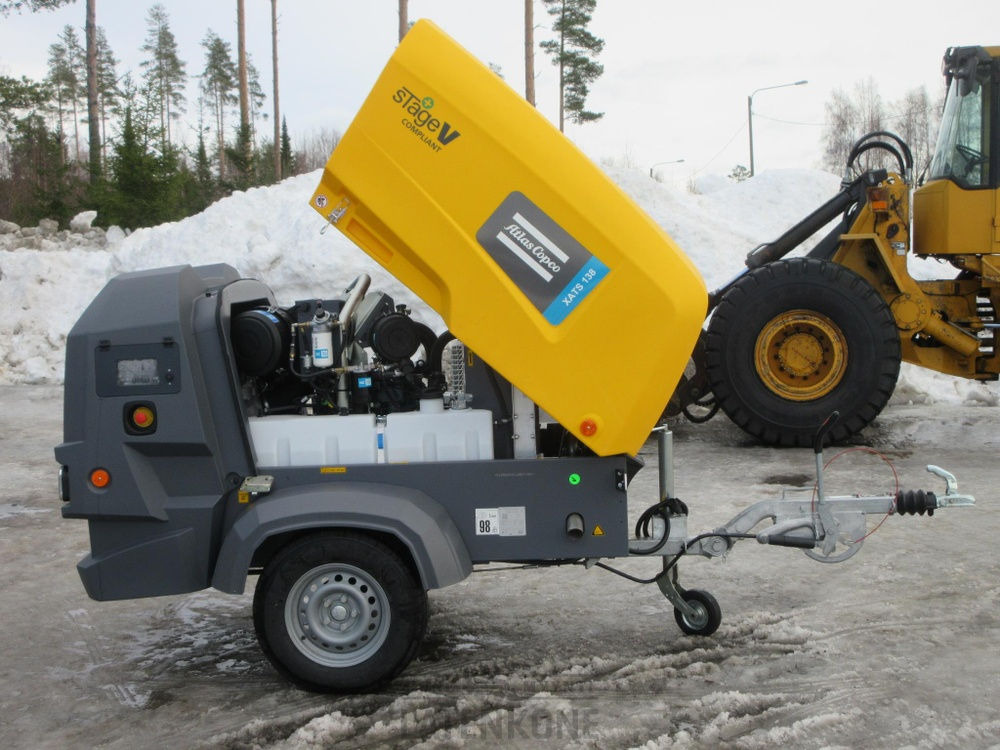 Kompresor ajri Atlas Copco XATS 138 StV Vaunukompressori UUSI: foto 14